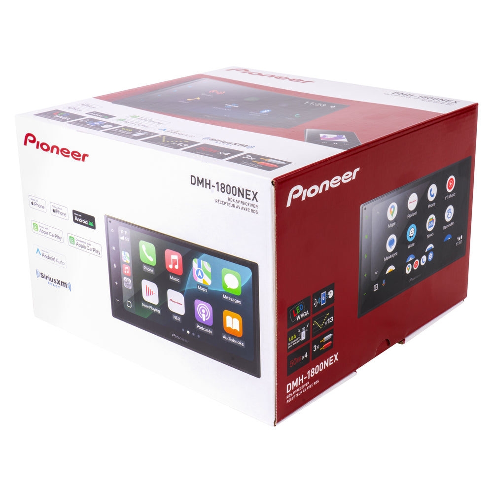 Pioneer DMH-1800NEX Mechless Receiver 6.8" Screen, Apple Carplay, Android Auto