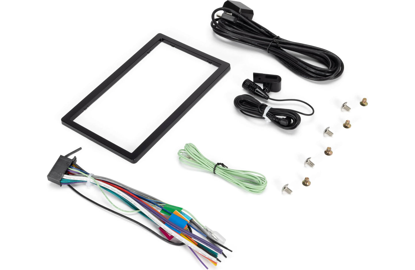 JVC KWM595BT Double-Din Mechless Receiver, BT, Carplay/Android Auto, SXM Ready