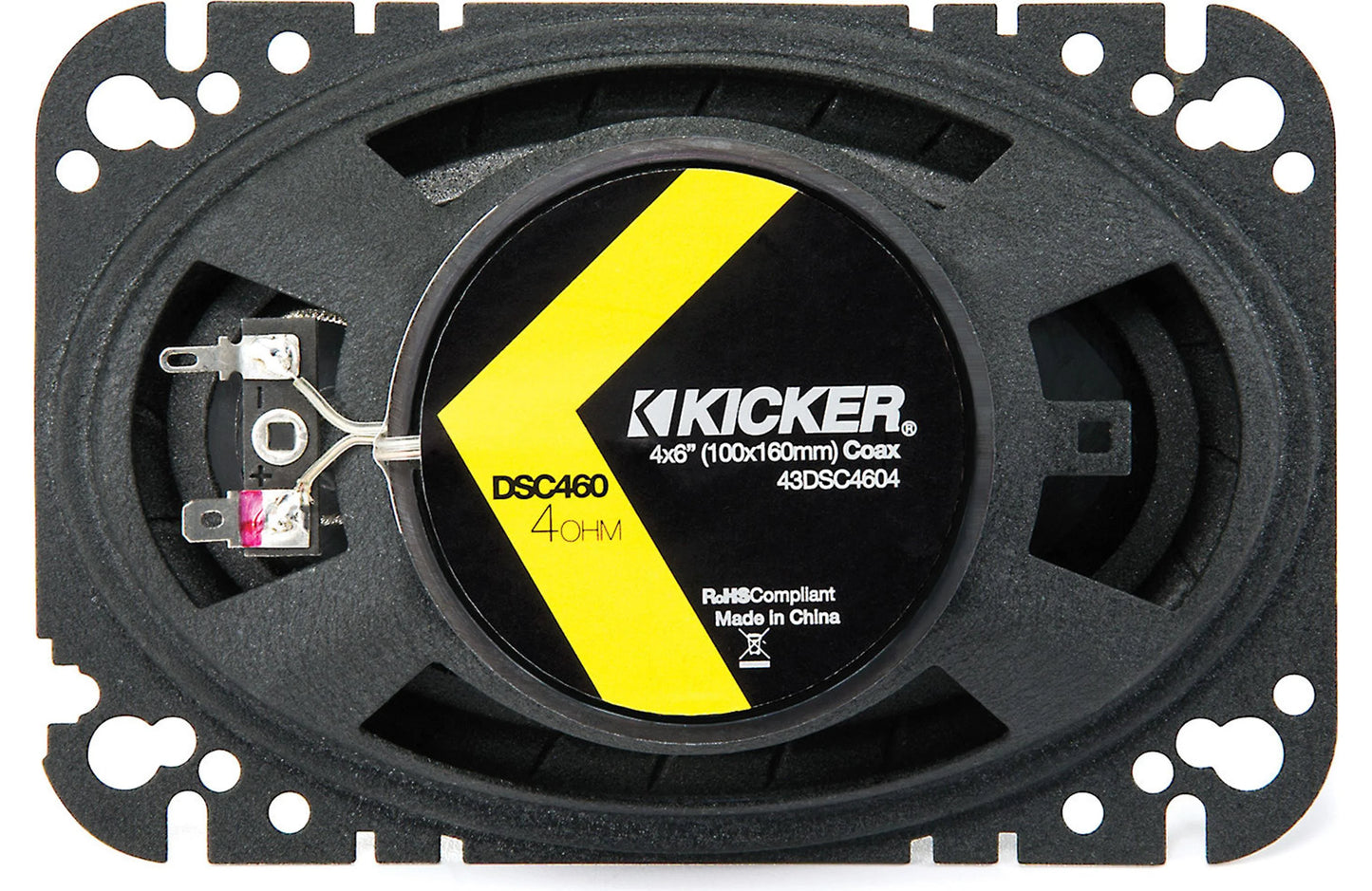 Kicker DSC464 DS Series 4x6" Speakers 2-Way 120W Max