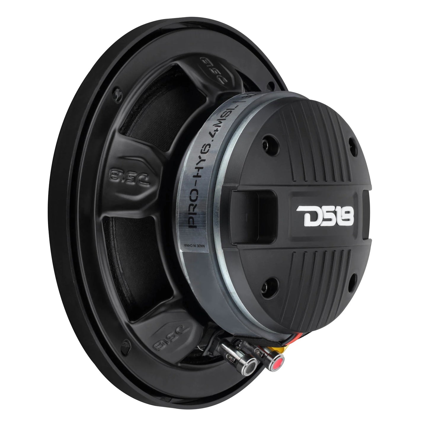 DS18 PRO 6.5" Shallow Coaxial Hybrid Mid-Range Loudspeaker with Built-in Driver | 150W RMS 4-Ohm