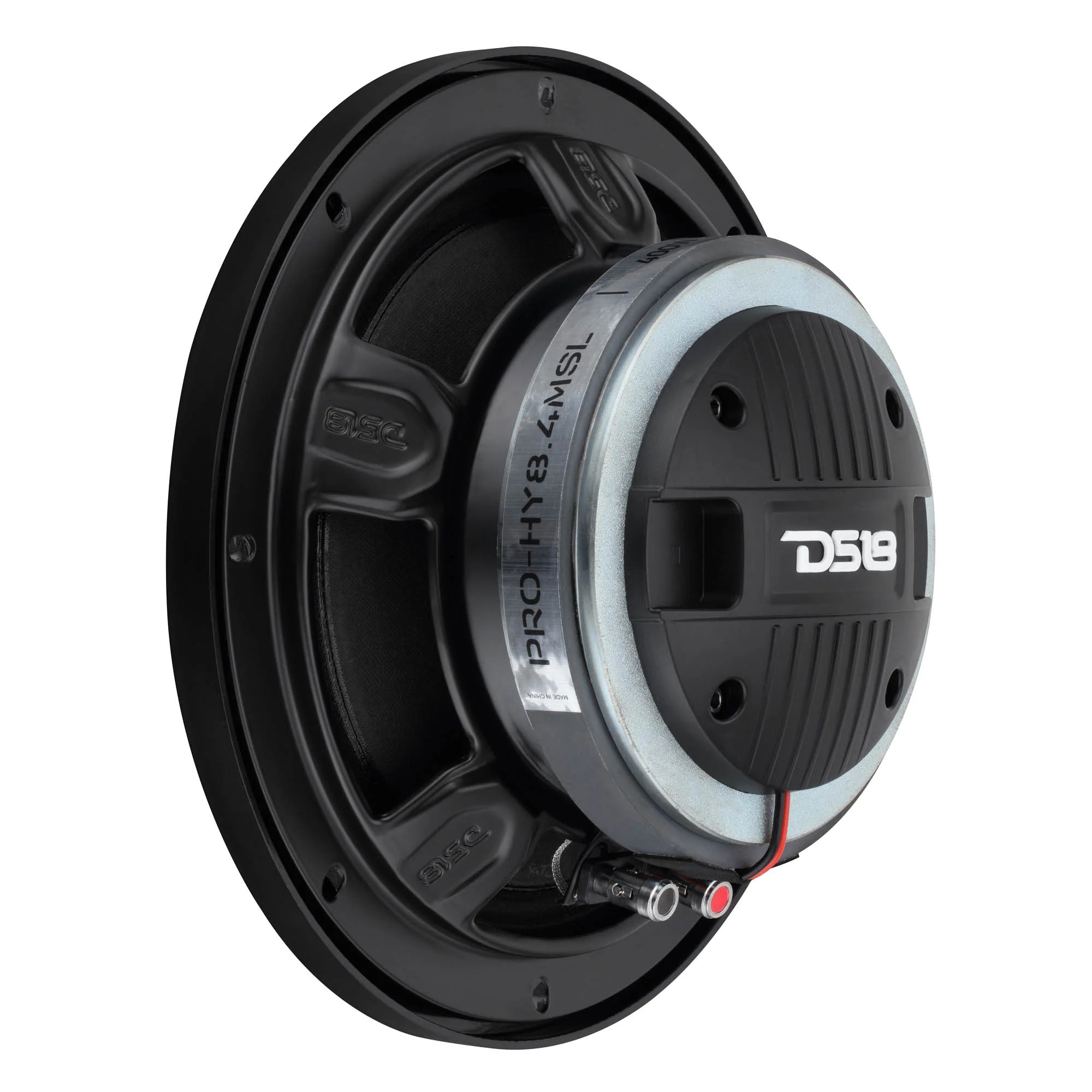 DS18 PRO 8" Shallow Coaxial Hybrid Mid-Range Loudspeaker with Built-in Driver | 200W RMS 4-Ohm