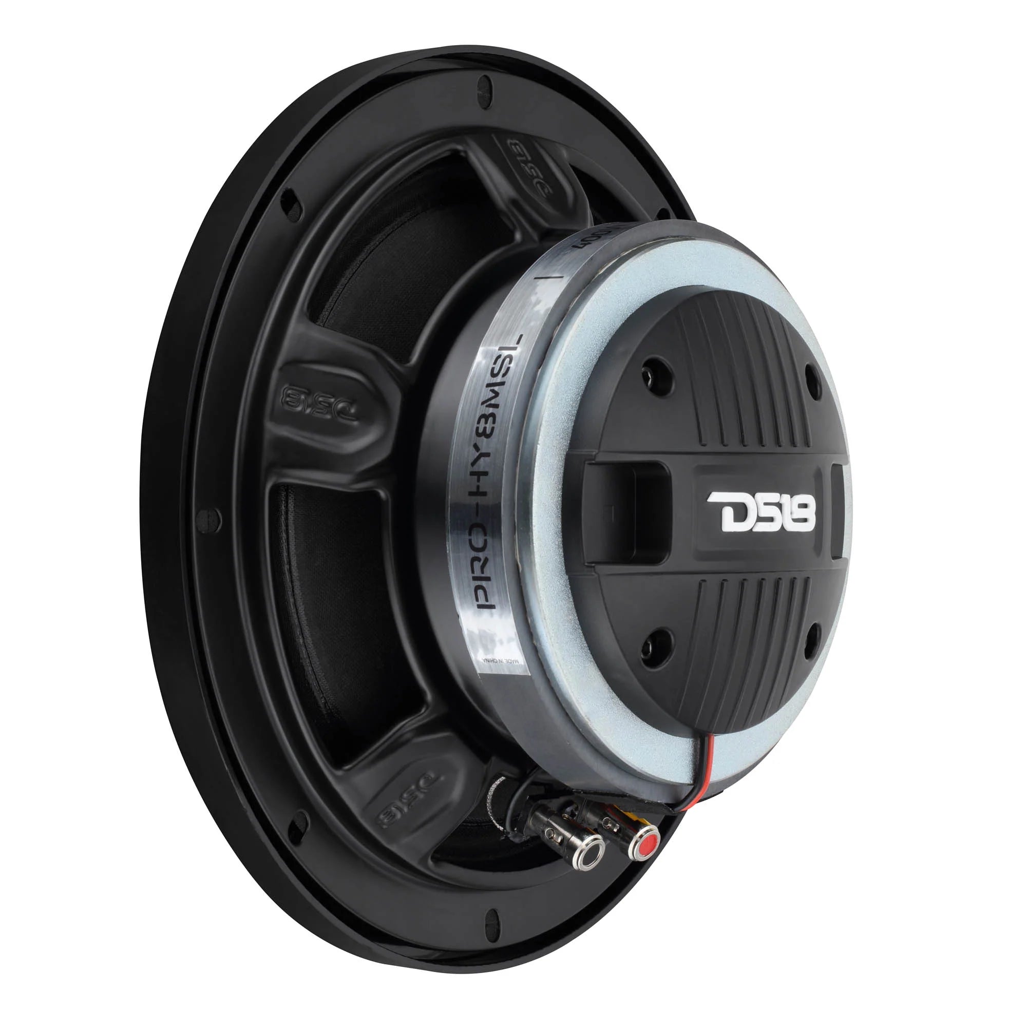 DS18 PRO 8" Shallow Coaxial Hybrid Mid-Range Loudspeaker with Built-in Driver | 200W RMS 8-Ohm