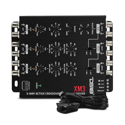 DS18 XM3 Active 3-way Crossover
