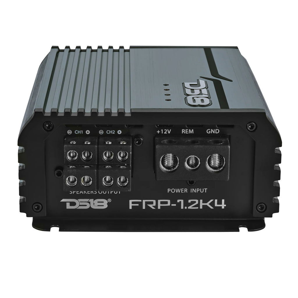 DS18 FRP-1.2K4 Class D Full Range 1200W RMS 4-channel Amplifier