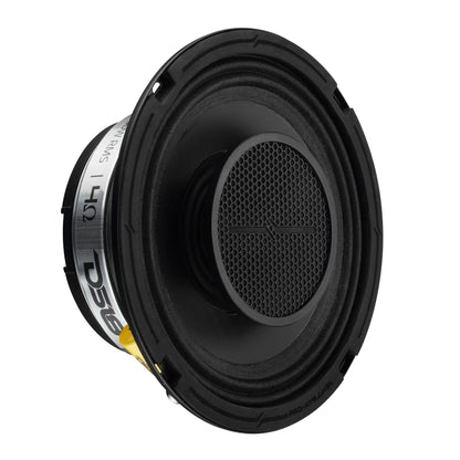 DS18 PRO 6.5" Shallow Coaxial Hybrid Mid-Range Loudspeaker with Built-in Driver | 150W RMS 4-Ohm