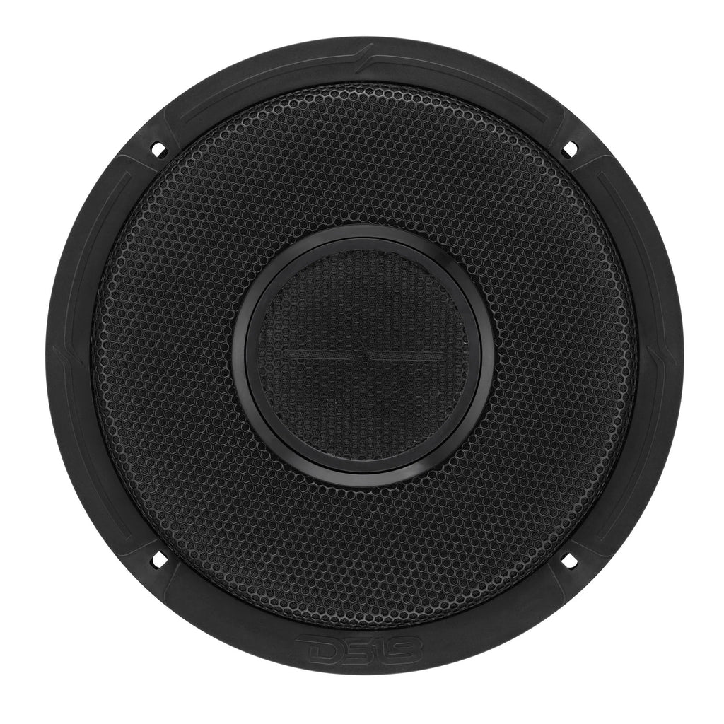 DS18 PRO 8" Shallow Coaxial Hybrid Mid-Range Loudspeaker with Built-in Driver | 200W RMS 4-Ohm