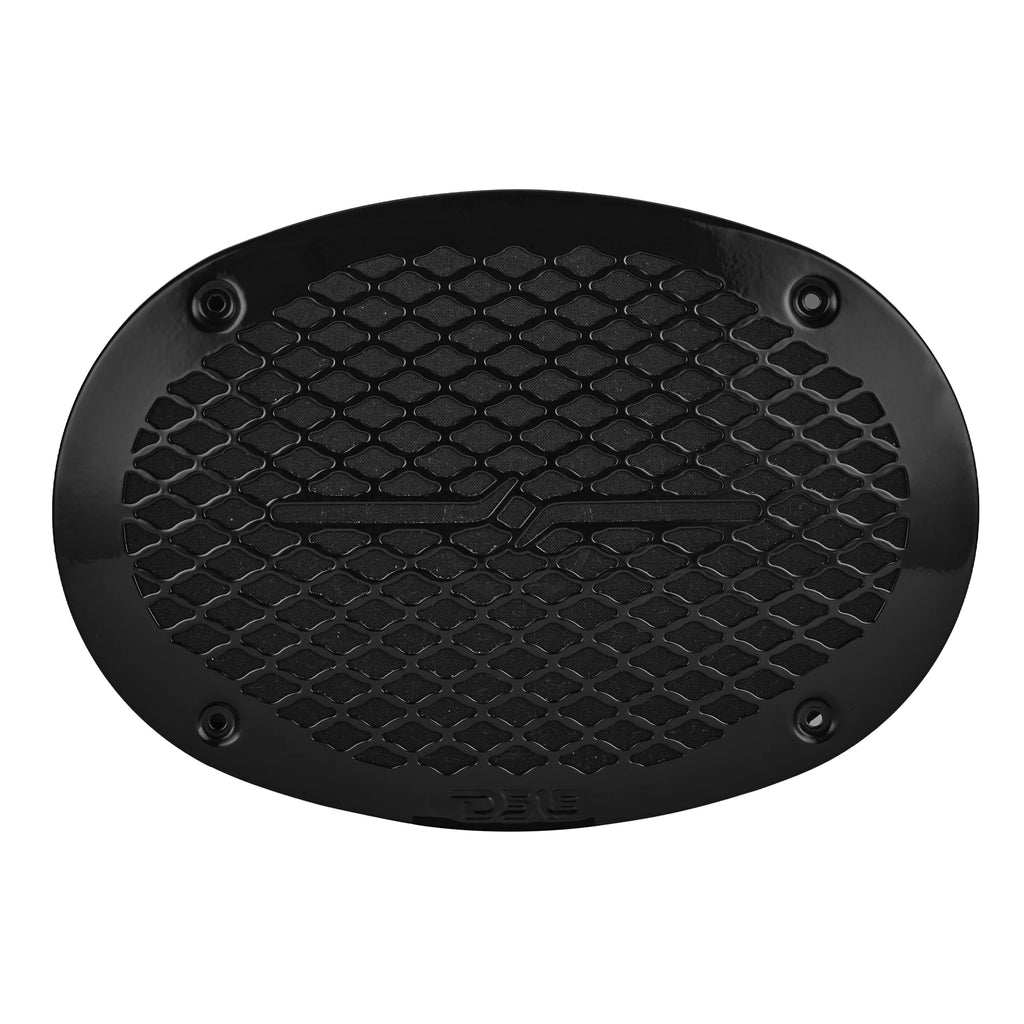 DS18 PRO-ZT 6x9" Coaxial Mid-Range Loudspeaker with Water-Resistant Cone Built-in Bullet Tweeter and Grill | 275W RMS 4-Ohm
