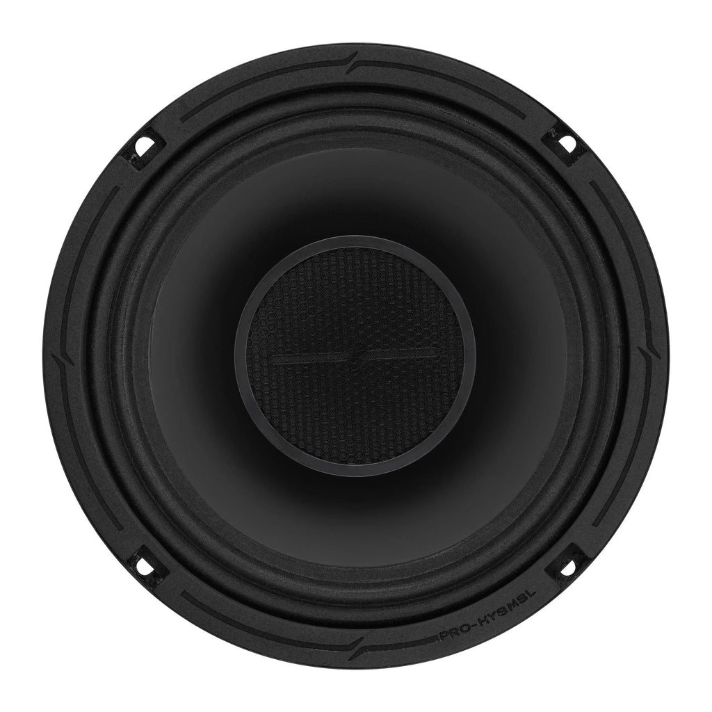 DS18 PRO 8" Shallow Coaxial Hybrid Mid-Range Loudspeaker with Built-in Driver | 200W RMS 8-Ohm