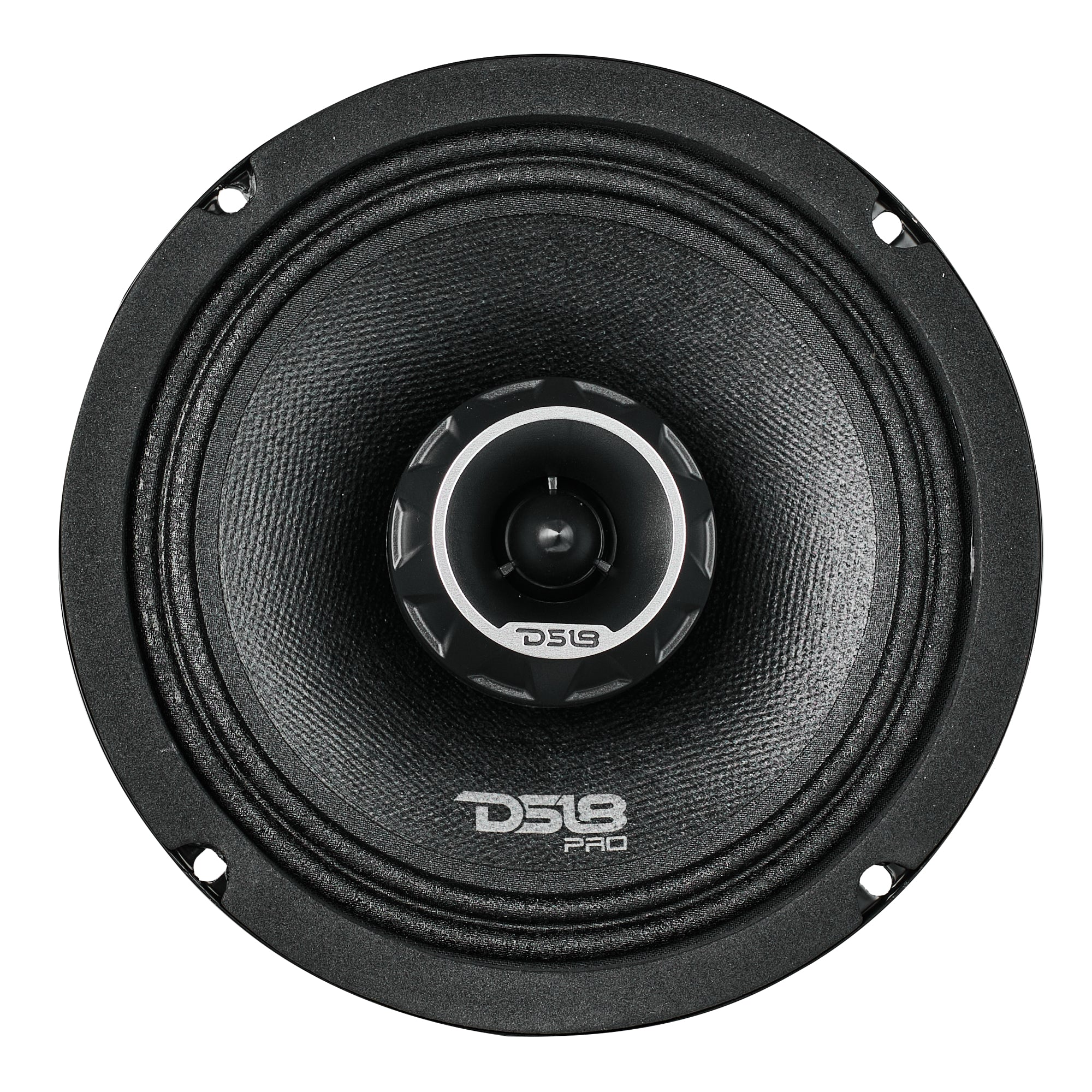 DS18 PRO-ZT 6.5" Coaxial Mid-Range Loudspeaker with Water-Resistant Cone Built-in Bullet Tweeter and Grill | 225W RMS 4-Ohm