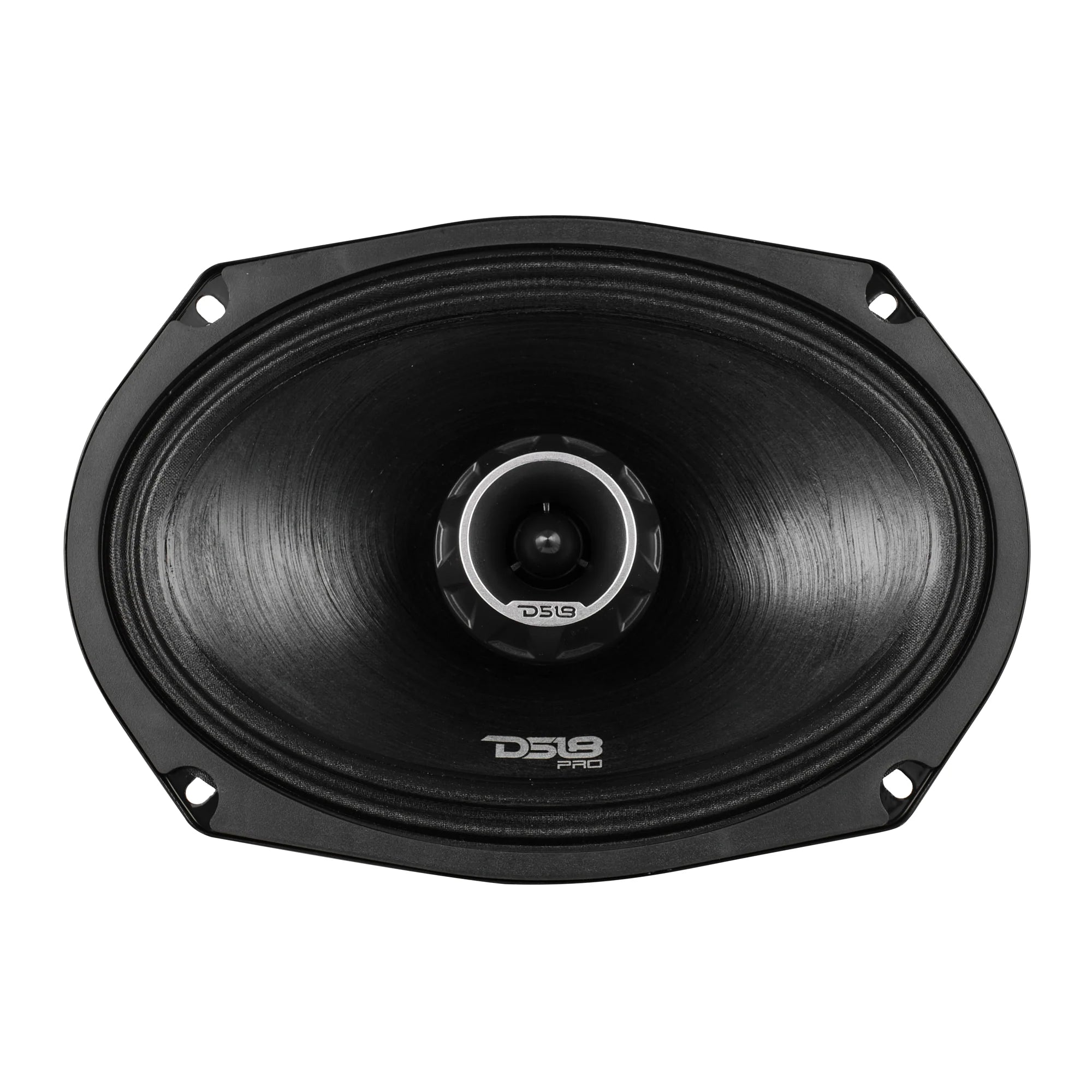 DS18 PRO-ZT 6x9" Coaxial Mid-Range Loudspeaker with Water-Resistant Cone Built-in Bullet Tweeter and Grill | 275W RMS 4-Ohm