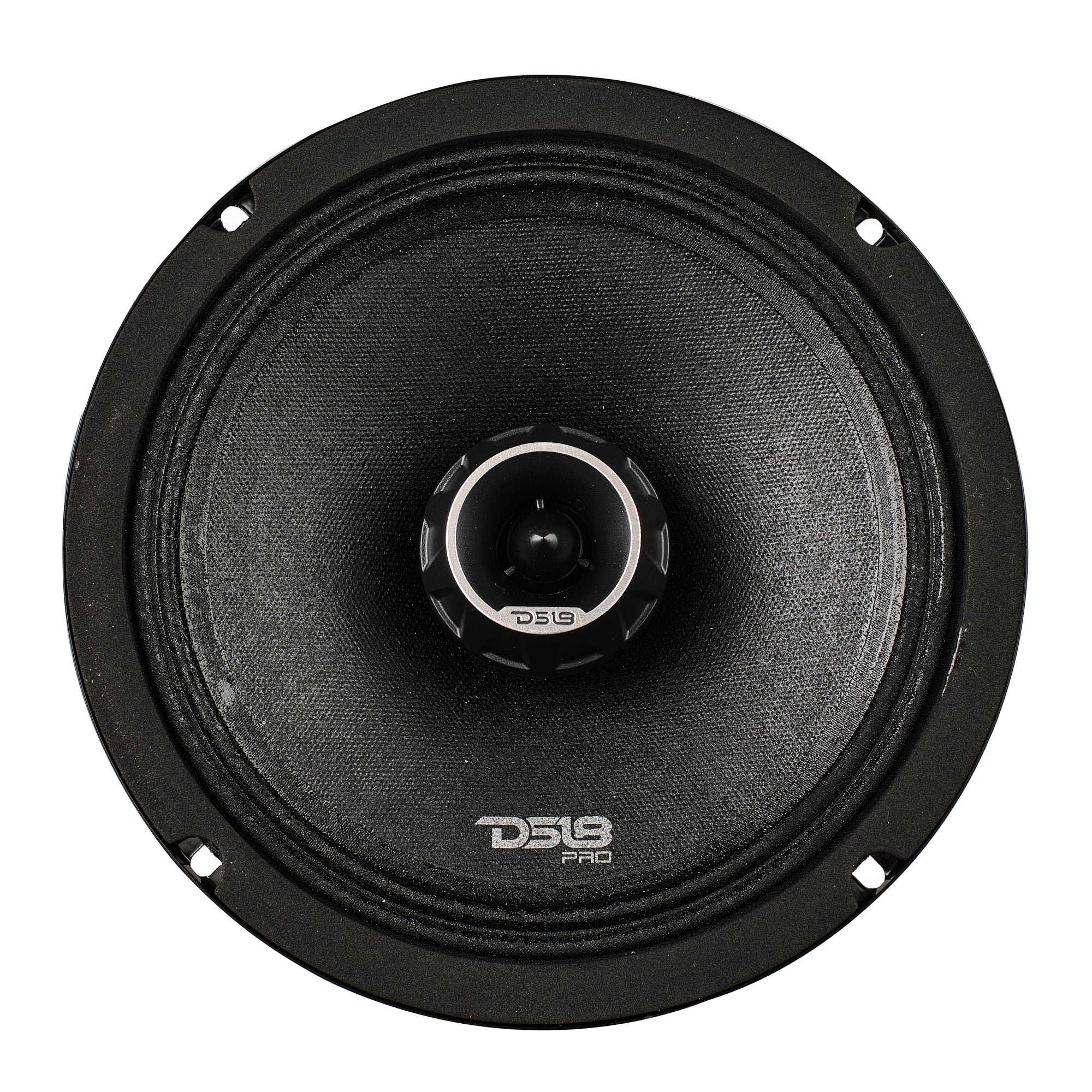DS18 PRO-ZT 8" Coaxial Mid-Range Loudspeaker with Water-Resistant Cone Built-in Bullet Tweeter and Grill | 275W RMS 4-Ohm