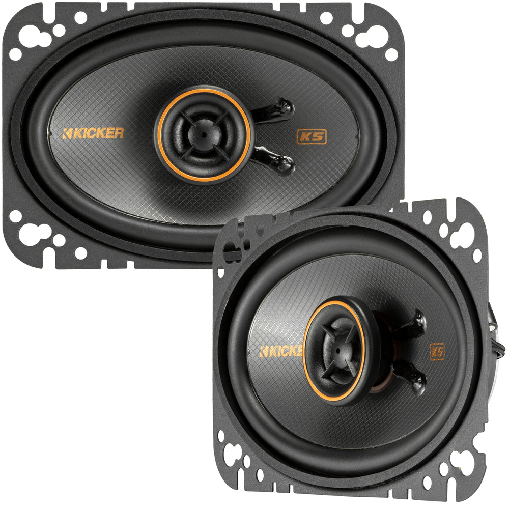 Kicker KSC4604 KS Series 4x6" Coax Speakers