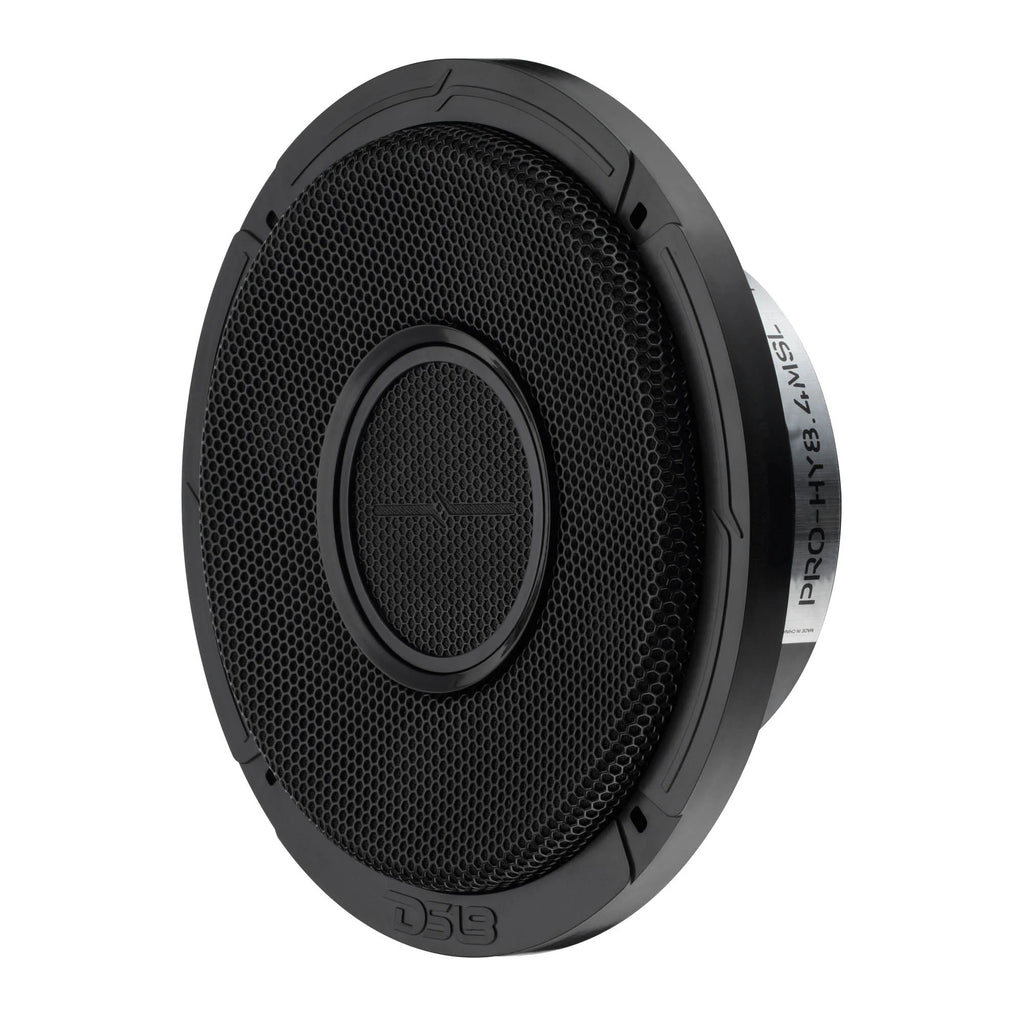 DS18 PRO 8" Shallow Coaxial Hybrid Mid-Range Loudspeaker with Built-in Driver | 200W RMS 4-Ohm