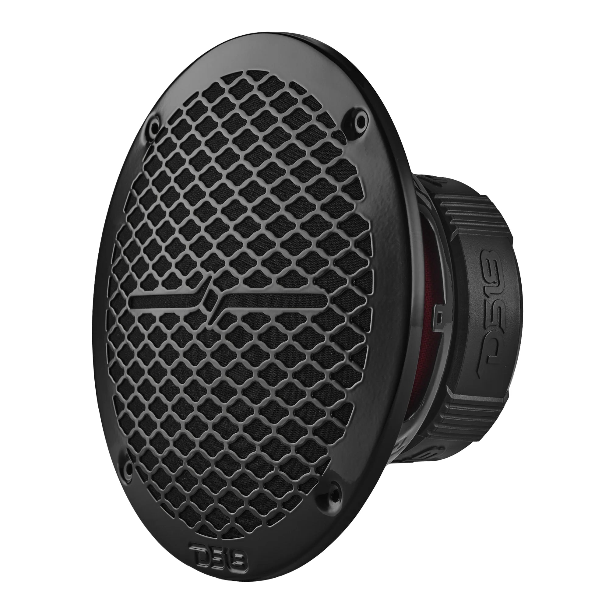 DS18 PRO-ZT 8" Coaxial Mid-Range Loudspeaker with Water-Resistant Cone Built-in Bullet Tweeter and Grill | 275W RMS 4-Ohm