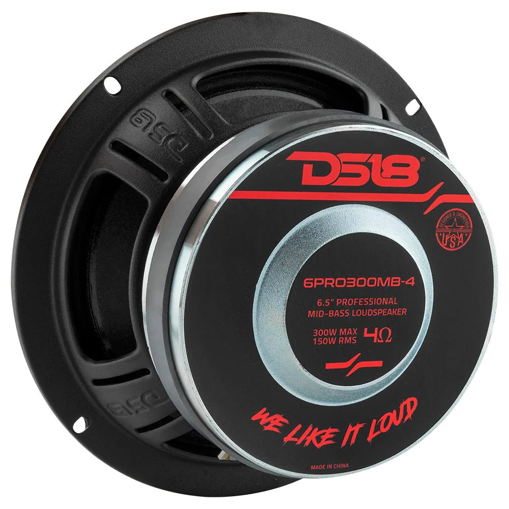 DS18 6.5" Mid-Bass Loudspeaker 150 Watts Rms