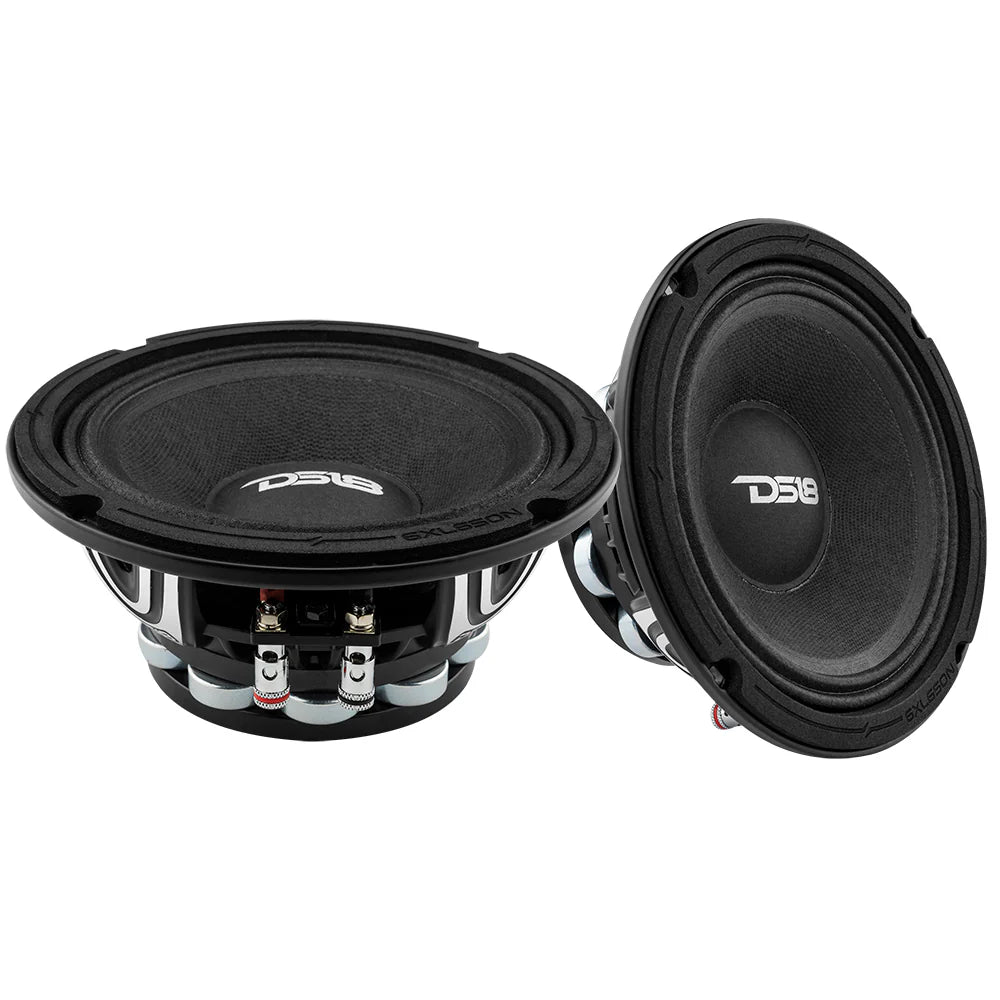 DS18 XL 6.5" Neodymium Rings Mid-Range Loudspeaker 325 Watts 4-Ohm