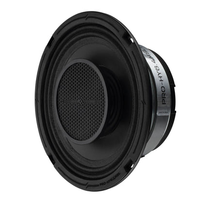 DS18 PRO 6.5" Shallow Coaxial Hybrid Mid-Range Loudspeaker with Built-in Driver | 150W RMS 4-Ohm