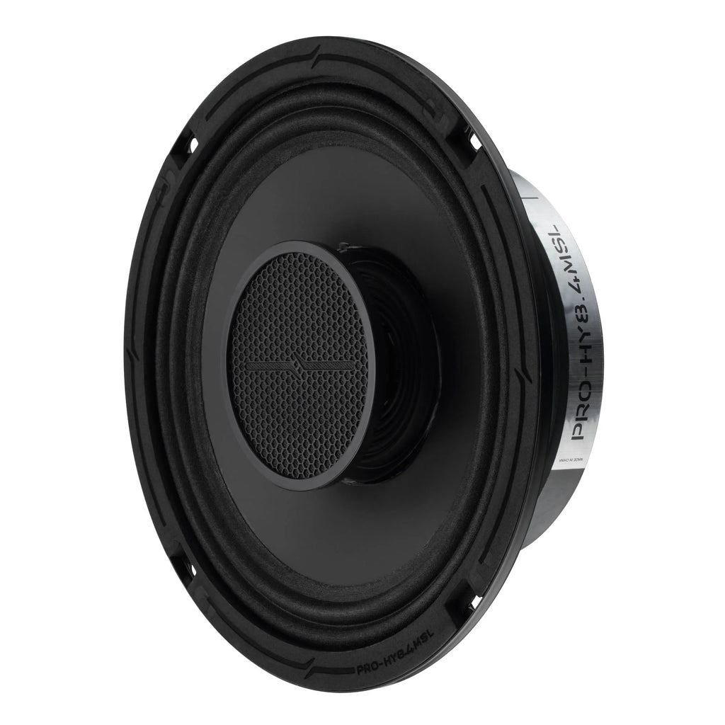 DS18 PRO 8" Shallow Coaxial Hybrid Mid-Range Loudspeaker with Built-in Driver | 200W RMS 4-Ohm