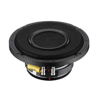 DS18 PRO 6.5" Shallow Coaxial Hybrid Mid-Range Loudspeaker with Built-in Driver | 150W RMS 4-Ohm
