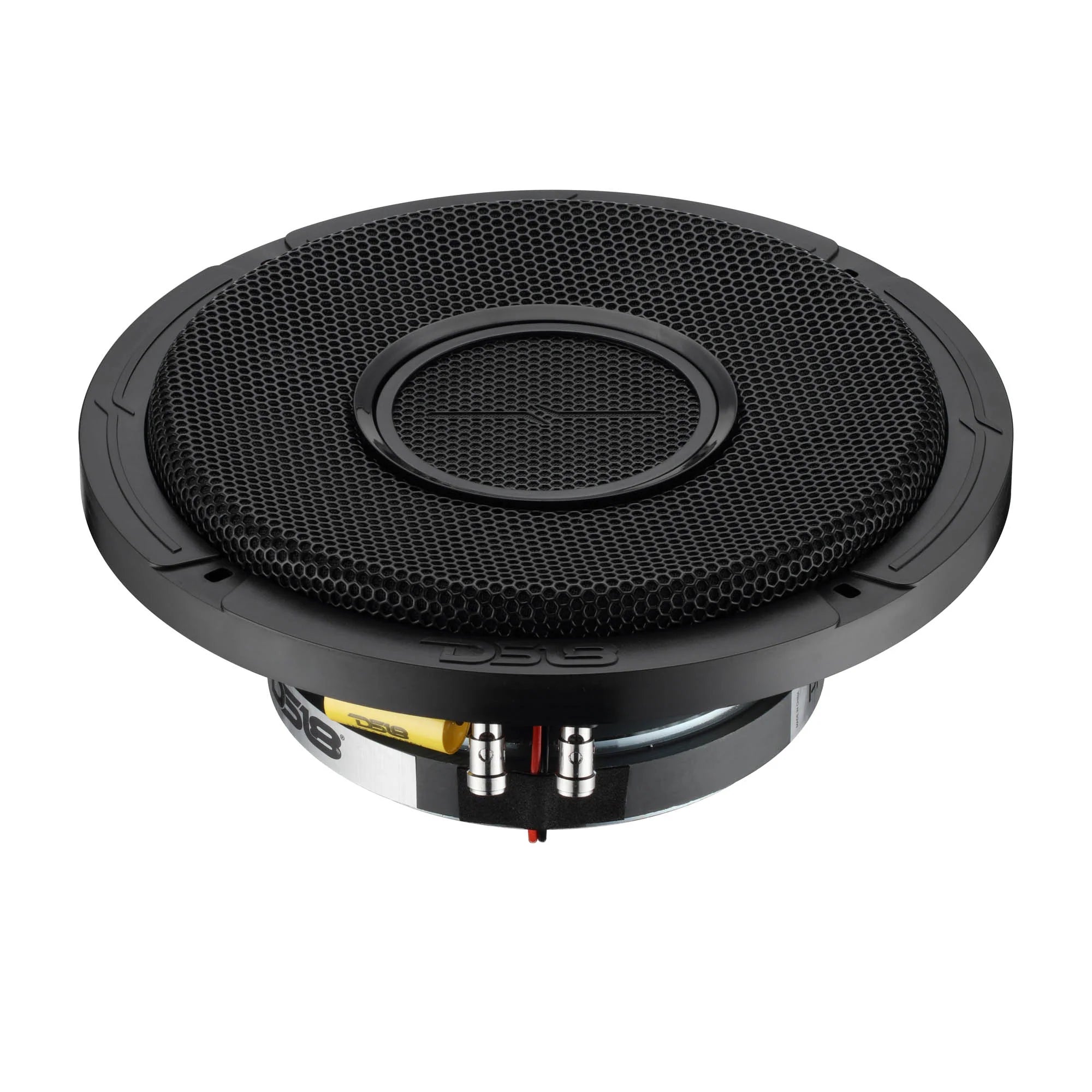 DS18 PRO 8" Shallow Coaxial Hybrid Mid-Range Loudspeaker with Built-in Driver | 200W RMS 4-Ohm