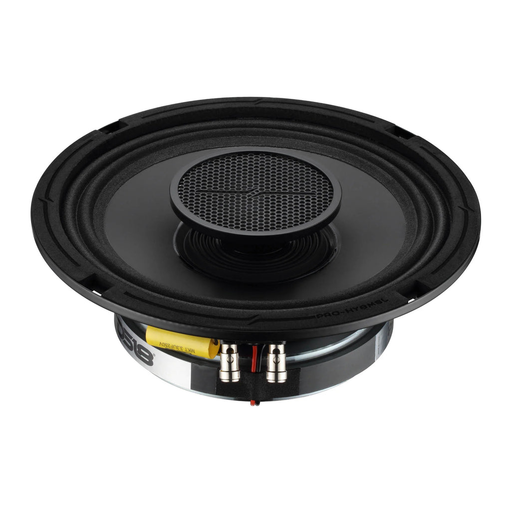 DS18 PRO 8" Shallow Coaxial Hybrid Mid-Range Loudspeaker with Built-in Driver | 200W RMS 8-Ohm