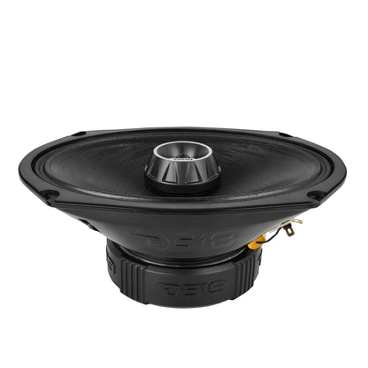 DS18 PRO-ZT 6x9" Coaxial Mid-Range Loudspeaker with Water-Resistant Cone Built-in Bullet Tweeter and Grill | 275W RMS 4-Ohm