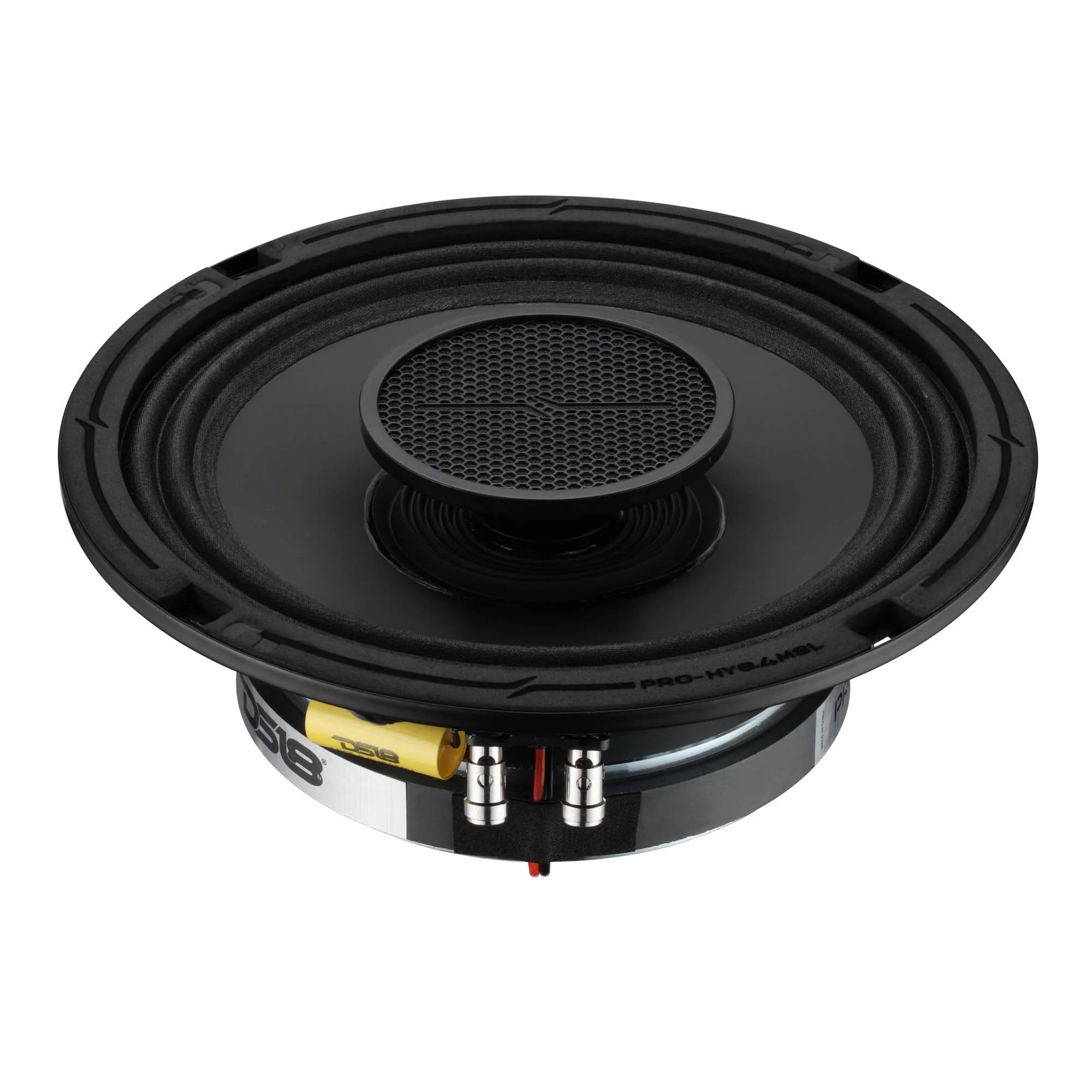 DS18 PRO 8" Shallow Coaxial Hybrid Mid-Range Loudspeaker with Built-in Driver | 200W RMS 4-Ohm