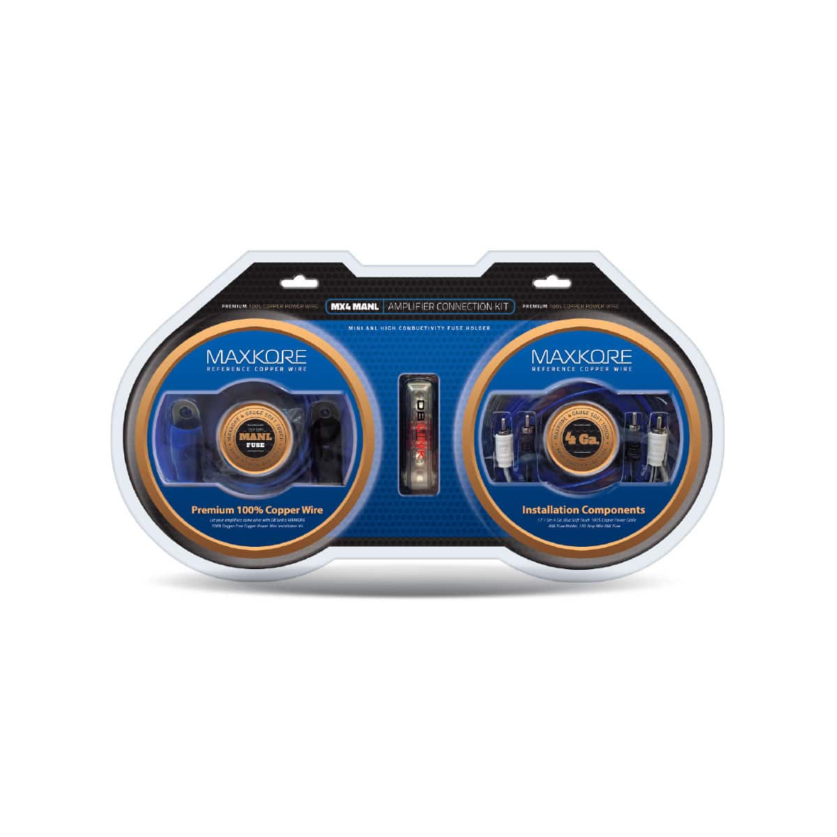 DB Drive MX4MANL Maxkore 4 Ga Amp Kit 100% OFC Copper