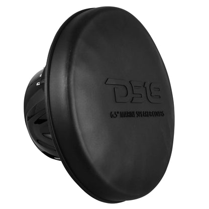 DS18 NXL 6.5" 2-Way Coaxial Marine Speaker With LED RGB Lights 100 Watts Rms 4-Ohm - Black Carbon Fiber