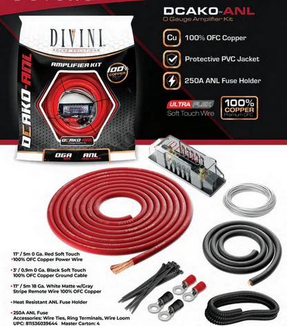 DB Divini DCAK0ANL 0 Gauge OFC Amp Kit