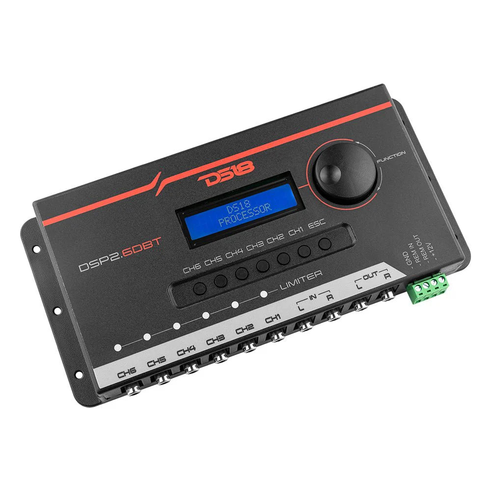 DS18 DSP2.6DBT 2 Channel In to 6 Channel Out DSP with Bluetooth