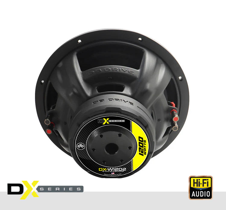 DB Drive DX-W12D2 DX 12" Dual 2 or 4-Ohm Subwoofer