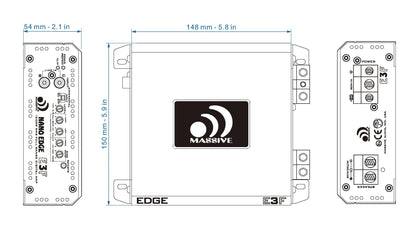 Massive Audio E3F Micro 1-Channel Amplifier