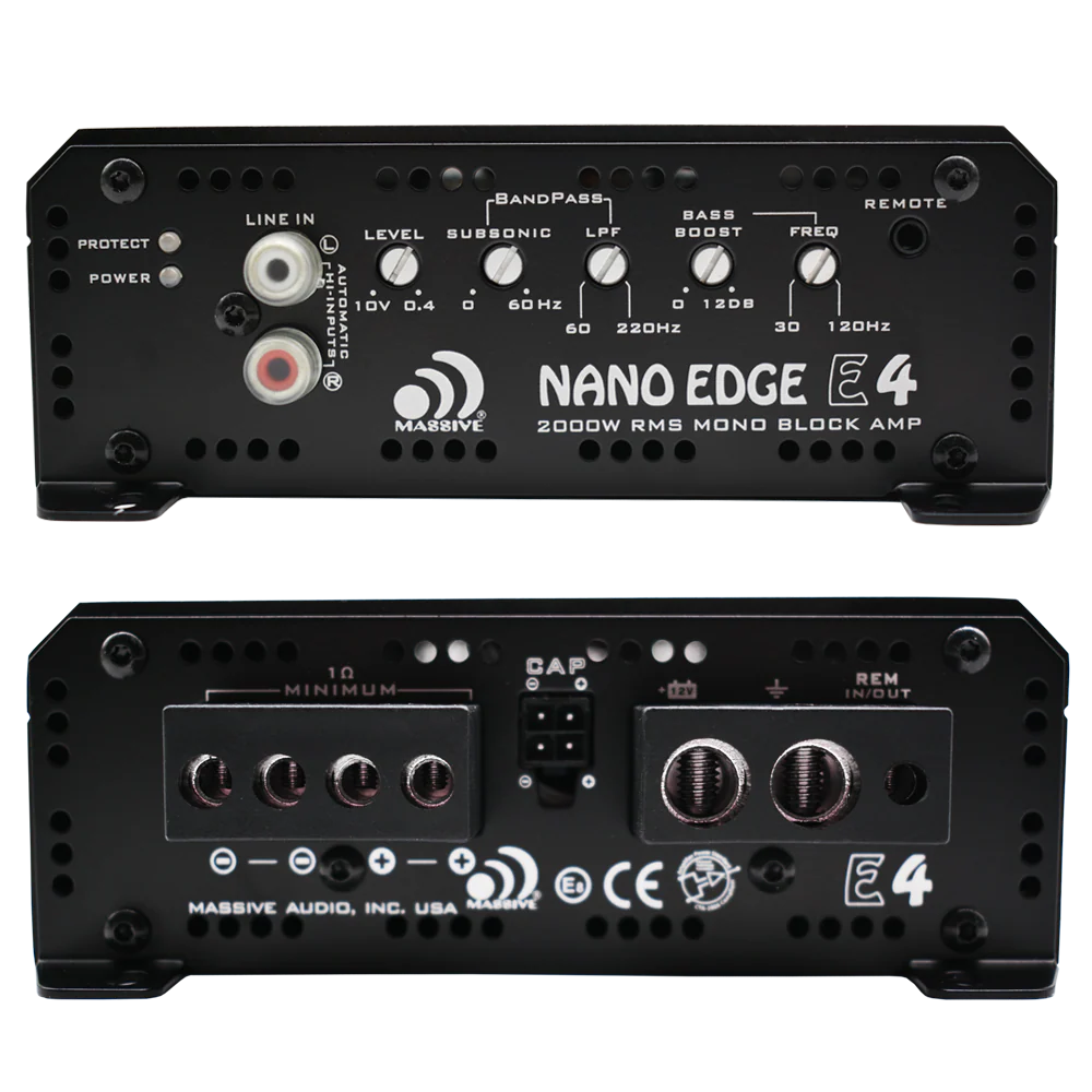 Massive Audio E4 Micro 1-Channel Amplifier