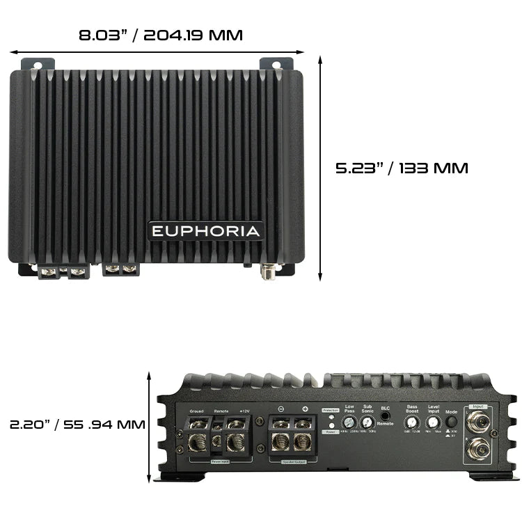 DB Euphoria EA1.1200 1-Channel Class D Amplifier