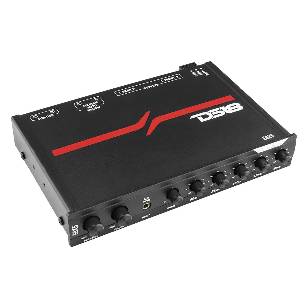 DS18 EQX5 5 Band Equalizer with High Level Input
