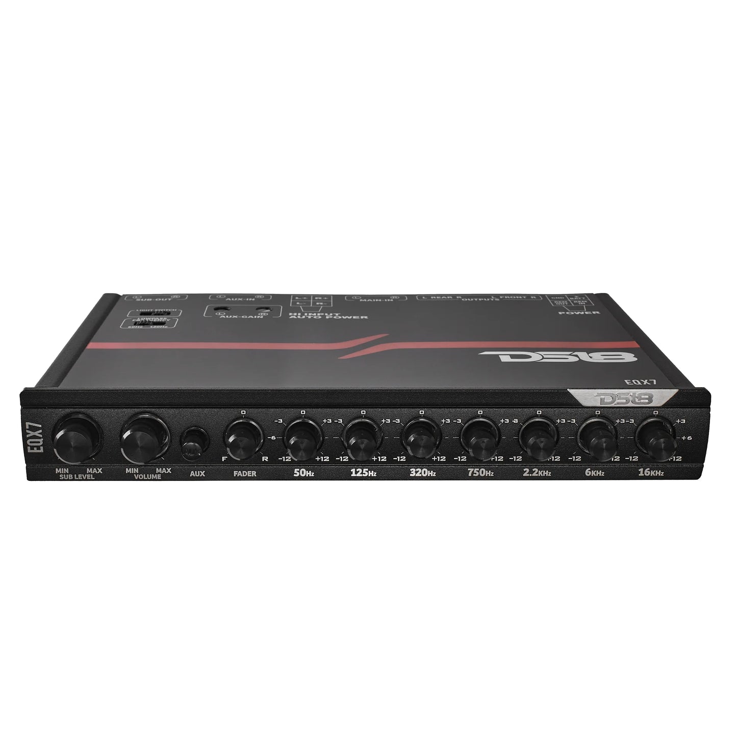 DS18 EQX7 7 Band Equalizer with High Level Input and Auto Turn On