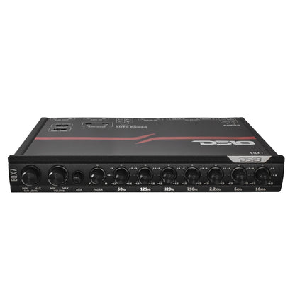 DS18 EQX7 7 Band Equalizer with High Level Input and Auto Turn On