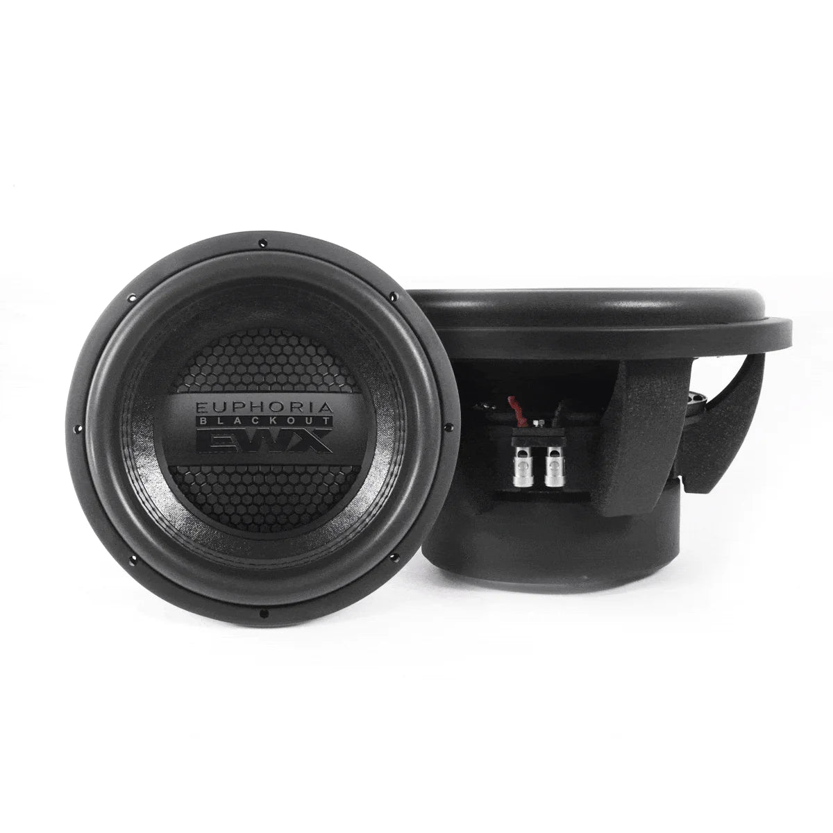 Euphoria EWXB12D2 : 12" Dual 2 or 4-Ohm Subwoofer Black Out Edition