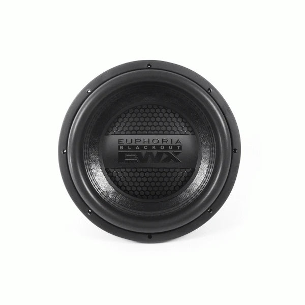Euphoria EWXB12D2 : 12" Dual 2 or 4-Ohm Subwoofer Black Out Edition