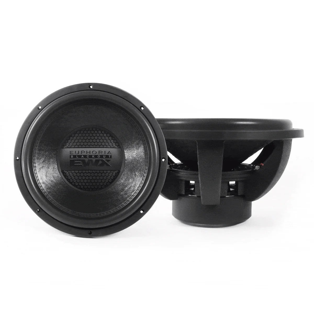 Euphoria EWXB15D2 : 15" Dual 2 or 4-Ohm Subwoofer Black Out Edition
