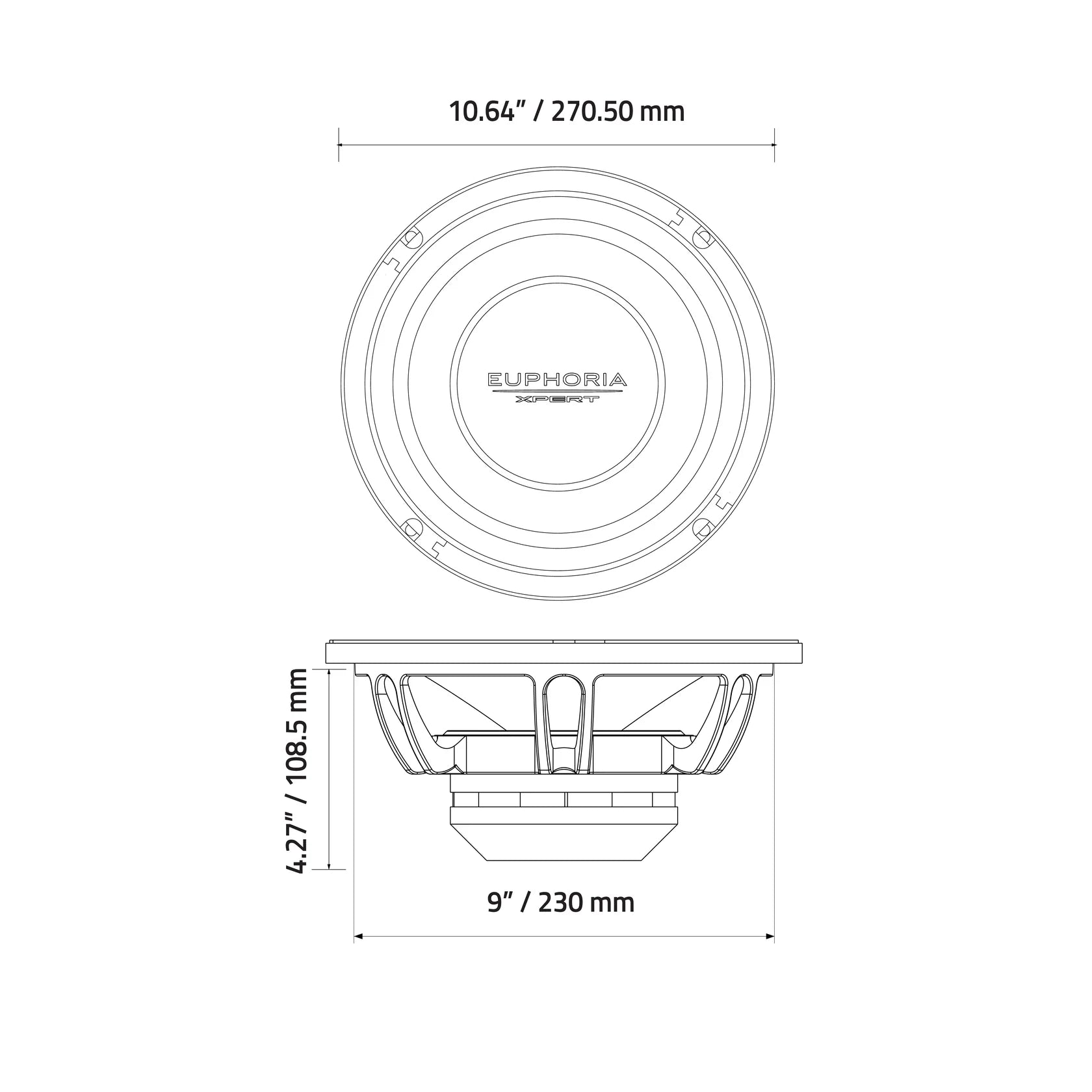DB Drive Euphoria EX10NMB 10" Neodymium MidBass