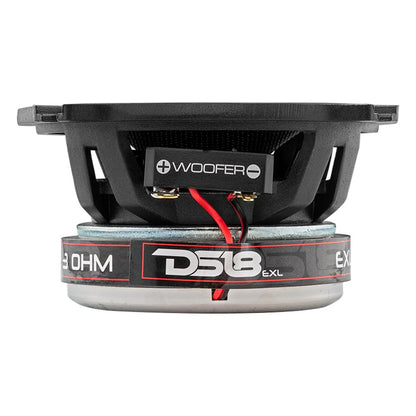 DS18 EXL 4" 2-Way Coaxial Speaker with Fiber Glass Cone | 60W RMS 3-Ohm