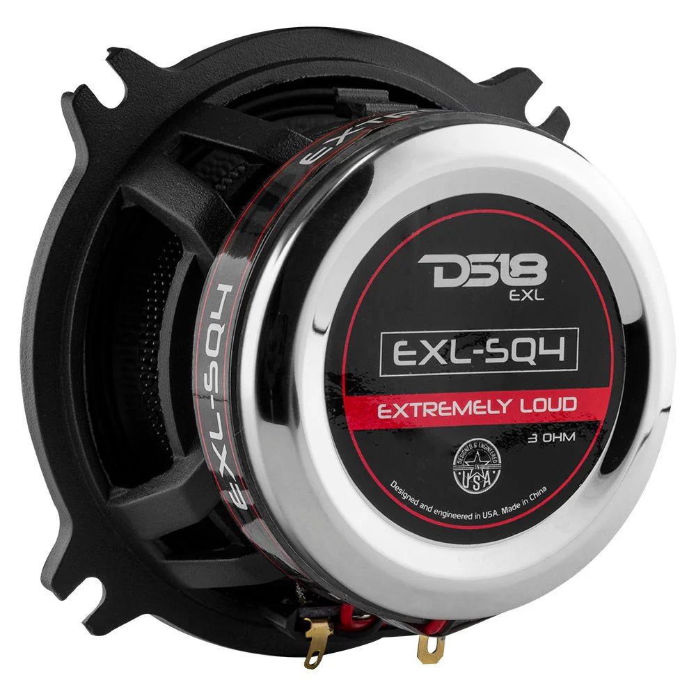 DS18 EXL 4" 2-Way Coaxial Speaker with Fiber Glass Cone | 60W RMS 3-Ohm