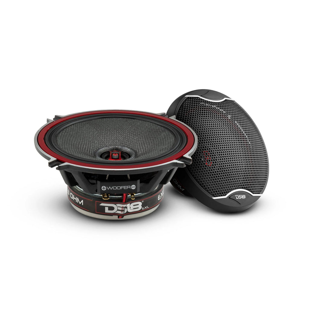 DS18 EXL-SQ5.25 5.25" 2-Way 3 Ohm Coaxial Speakers