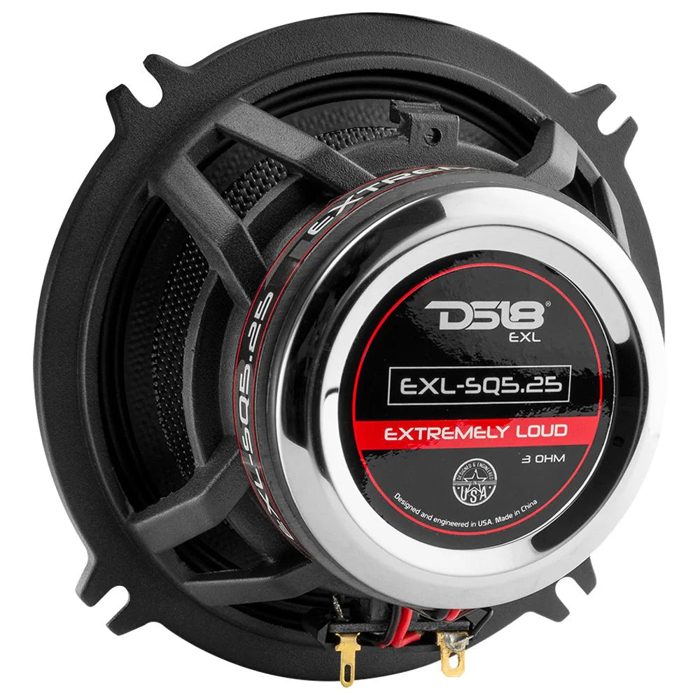 DS18 EXL-SQ5.25 5.25" 2-Way 3 Ohm Coaxial Speakers