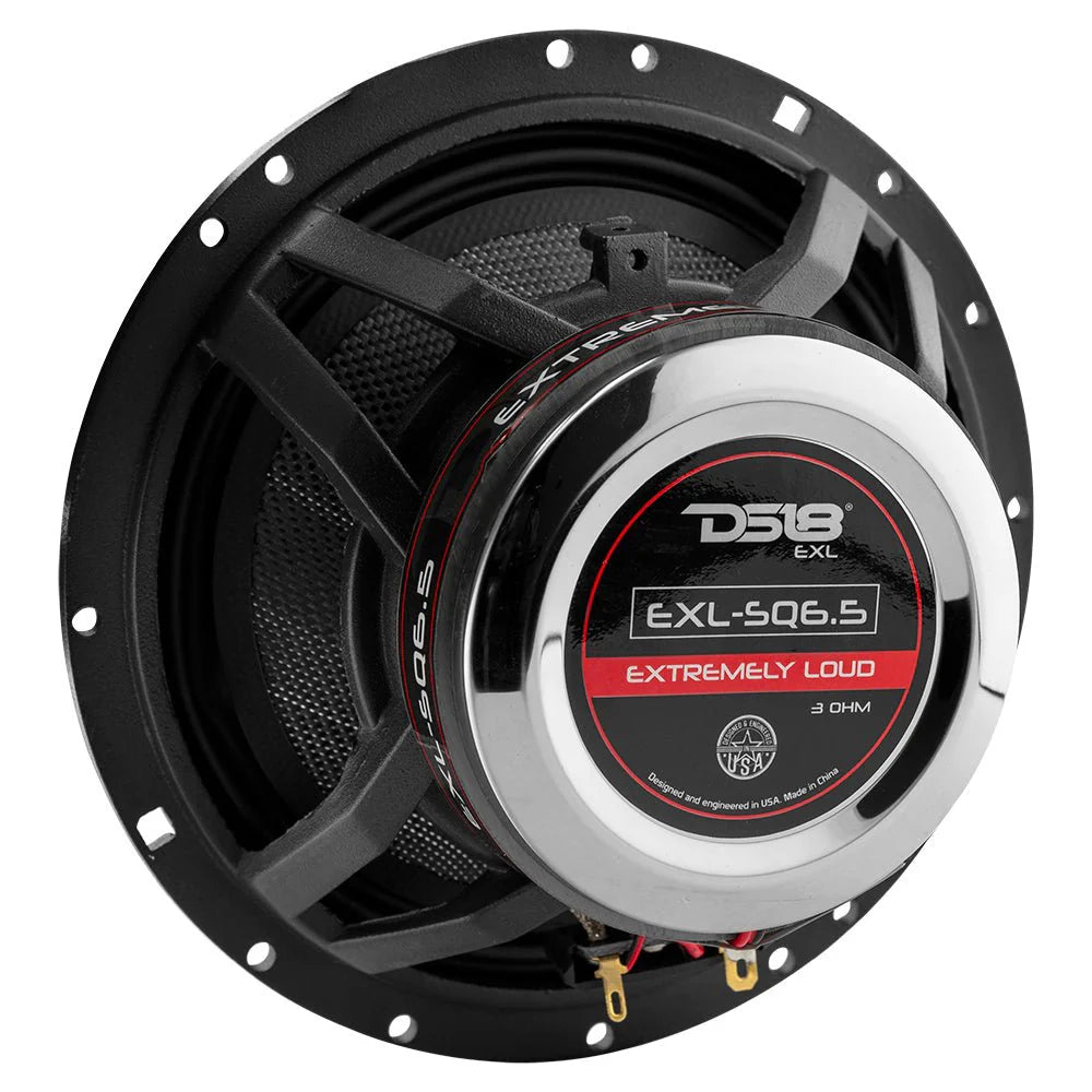 DS18 EXL 6.5" 2-Way Coaxial Speaker with Fiber Glass Cone | 120W RMS 3-Ohm