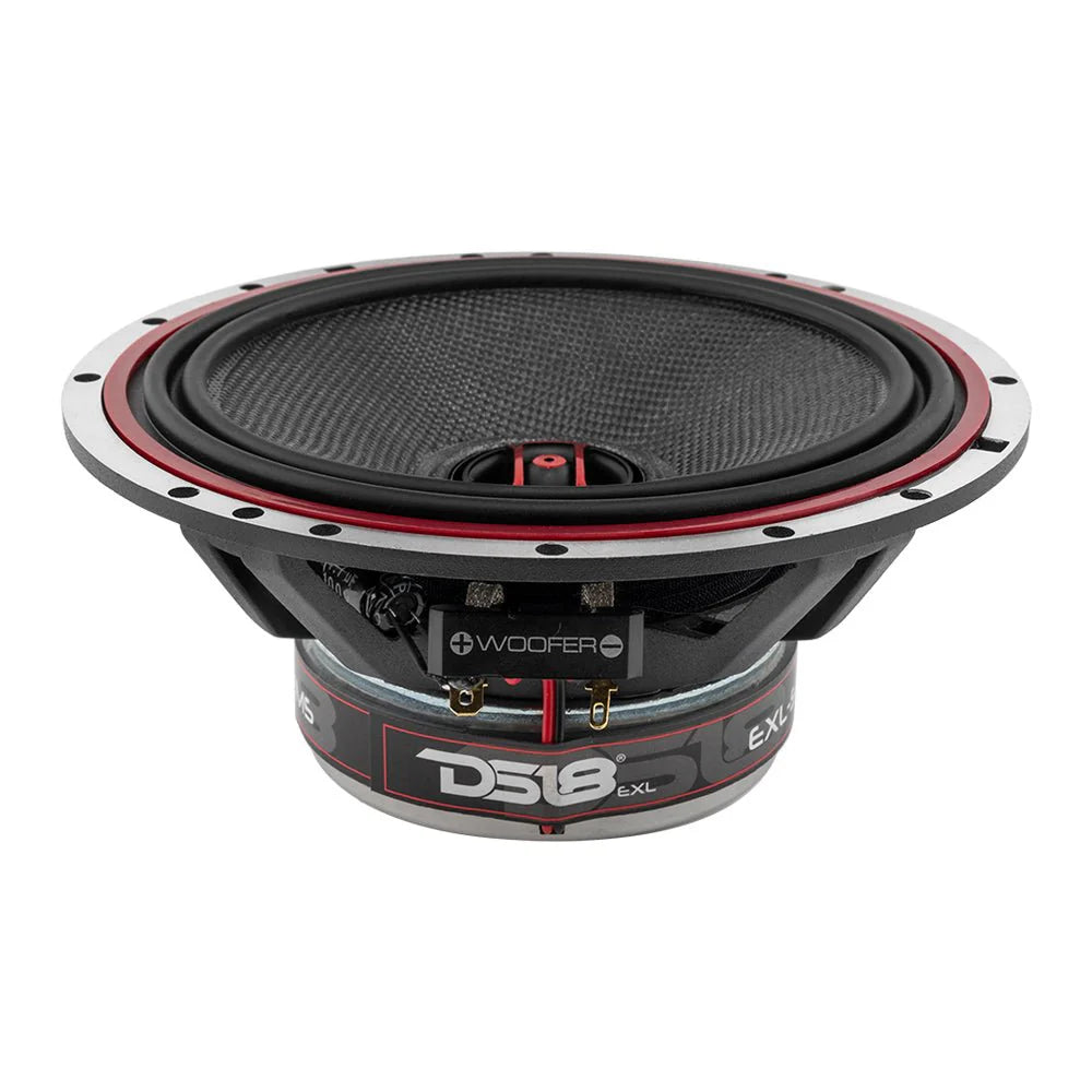 DS18 EXL 6.5" 2-Way Coaxial Speaker with Fiber Glass Cone | 120W RMS 3-Ohm