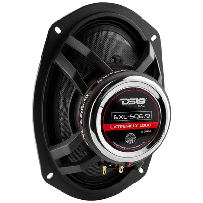 DS18 EXL 6x9" 2-Way Coaxial Speaker with Fiber Glass Cone | 160W RMS 3-Ohm