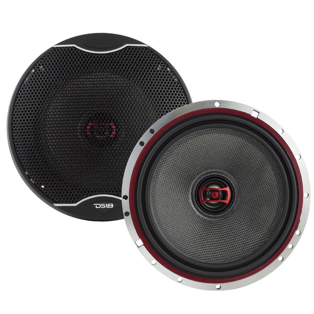DS18 EXL 6.5" 2-Way Coaxial Speaker with Fiber Glass Cone | 120W RMS 3-Ohm